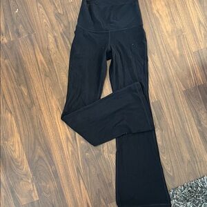 Aritzia Black High-Rise Flare Leggings